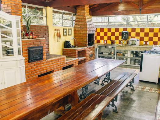 Sitio So Alegria Wi-Fi 200Mb Villa Guararema Bilik gambar